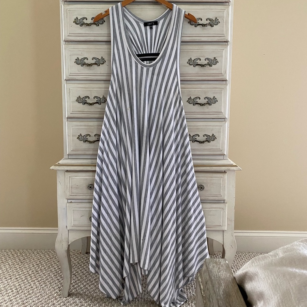 Striped Midi Dress